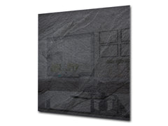 Printed tempered glass backsplash – Glass kitchen splashback NBS06 Textures and tiles 2 Series: Dark granite