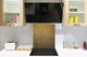 Glass kitchen backsplash – Tempered Glass splashback – Photo backsplash NBS10 Decorative Surfaces Series: Luxury golden pattern
