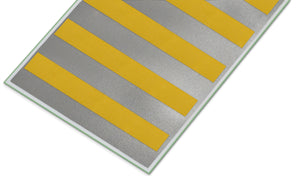 Stylish glass backsplash - Photo glass upstand w/wo magnetic properties - Decorative Surfaces Series: Golden-white tiles