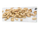 Large format horizontal backsplash - magnetic and non magnetic tempered glass: Dried pistachios