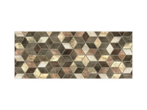Stunning glass wall art - Wide format  backsplash with magnetic properties:   Abstract Wall
