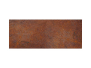 Wide format Wall panel with magnetic and non-magnetic metal sheet backing: Rusted Grunge texture