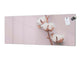 Wide format Wall panel with magnetic and non-magnetic metal sheet backing: Cotton flower on  paper 2