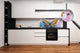 Tempered Glass magnetic and non magnetic splashback in wide-format: Buttefly high