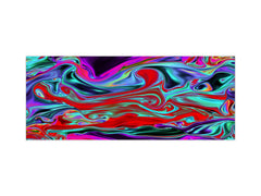 Glass kitchen panel with and w/o stainless steel back-coating: Magic space