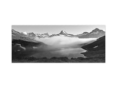 Glass splashback with metal backing in wide format - Kitchen tempered glass panel: Mountain landscapes