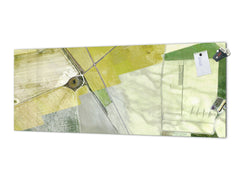 Wide-format tempered glass kitchen wall panel with metal backing - and without: Tribute to Picasso -photography of the Spain