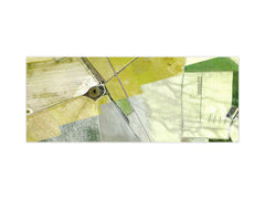 Wide-format tempered glass kitchen wall panel with metal backing - and without: Tribute to Picasso -photography of the Spain