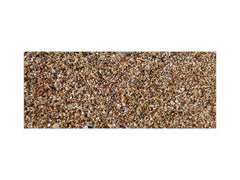 Toughened printed glass backsplash - Wideformat steel coated wall glass splashback: Small pebbles and stones