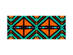 Toughened printed glass backsplash - Wideformat steel coated wall glass splashback: Tile Bright Rustic Flower