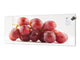 Wide format Wall panel with magnetic and non-magnetic metal sheet backing: Rose grapes with water-drops
