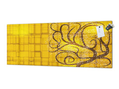 Wide format Wall panel with magnetic and non-magnetic metal sheet backing: Tree Weird