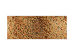 Tempered Glass magnetic and non magnetic splashback in wide-format: Seljuk motif