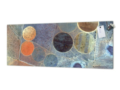 Glass kitchen panel with and w/o stainless steel back-coating: Deserts of Africa -  aerial view