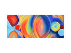 Glass kitchen panel with and w/o stainless steel back-coating: Arrangement of abstract forms