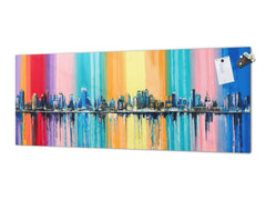 Großformatige horizontale Küchenrückwand – magnetisches und nicht magnetisches Hartglas: Längster Tag im Querformat 