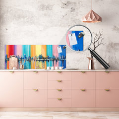 Großformatige horizontale Küchenrückwand – magnetisches und nicht magnetisches Hartglas: Längster Tag im Querformat 