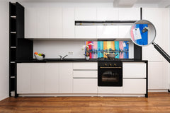 Großformatige horizontale Küchenrückwand – magnetisches und nicht magnetisches Hartglas: Längster Tag im Querformat 