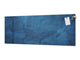 Large format horizontal backsplash - magnetic and non magnetic tempered glass:Blue Grunge luxury