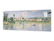 Toughened printed glass backsplash - Wideformat steel coated wall glass splashback:  Vetheuil in Summer  by Claude Monet