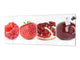 Tempered Glass magnetic and non magnetic splash-back in wide-format: Collage of mixed color fruits 4