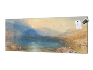 Tempered Glass magnetic and non magnetic splash-back in wide-format: THE LAKE OF ZUG by Joseph Mallord William Turner