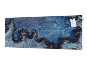 Tempered Glass magnetic and non magnetic splash-back in wide-format: Starry Night tribute to Van Gogh