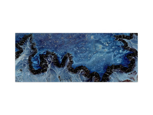 Tempered Glass magnetic and non magnetic splash-back in wide-format: Starry Night tribute to Van Gogh
