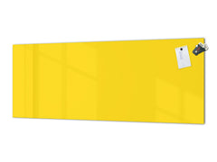 Tempered glass wall panel with or without metal backing: Yellow