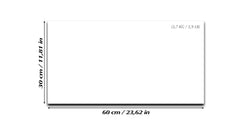 Magnetic Dry-Erase Glass Board Large or Small  white