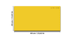 Magnetic Dry-Erase Glass Board Large or Small  dark yellow