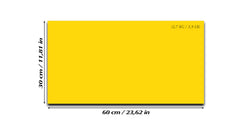 Magnetic Dry-Erase Glass Board Large or Small  yellow