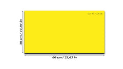 Magnetic Dry-Erase Glass Board Large or Small  mellow yellow