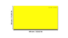 Magnetic Dry-Erase Glass Board Large or Small lemon yellow