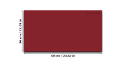 Magnetic Dry-Erase Glass Board Large or Small  burgundy