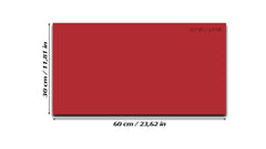 Magnetic Dry-Erase Glass Board Large or Small dark red