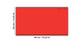 Magnetic Dry-Erase Glass Board Large or Small bright red