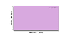 Magnetic Dry-Erase Glass Board Large or Small lilac