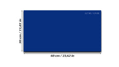 Magnetic Dry-Erase Glass Board Large or Small cobalt blue