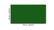 Magnetic Dry-Erase Glass Board Large or Small forest green