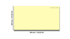 Magnetic Dry-Erase Glass Board Large or Small creamy