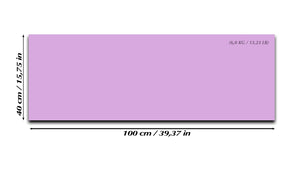 Pizarra magnética de cristal templado – Pizarra magnética borrado en seco :lila