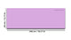 Magnetic Dry-Erase Glass Board Large or Small lilac