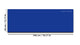 Magnetic Dry-Erase Glass Board Large or Small royal navy blue