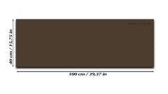 Magnetic Dry-Erase Glass Board Large or Small brown