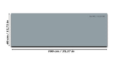 Magnetic Dry-Erase Glass Board Large or Small ash gray