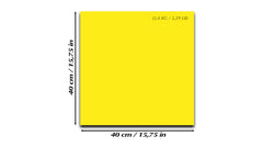 Magnetic Dry-Erase Glass Board Large or Small  mellow yellow