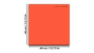 Magnetic Dry-Erase Glass Board Large or Small orange