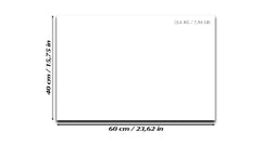 Magnetic Dry-Erase Glass Board Large or Small  white