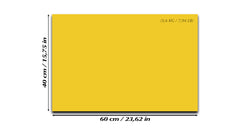 Magnetic Dry-Erase Glass Board Large or Small  dark yellow